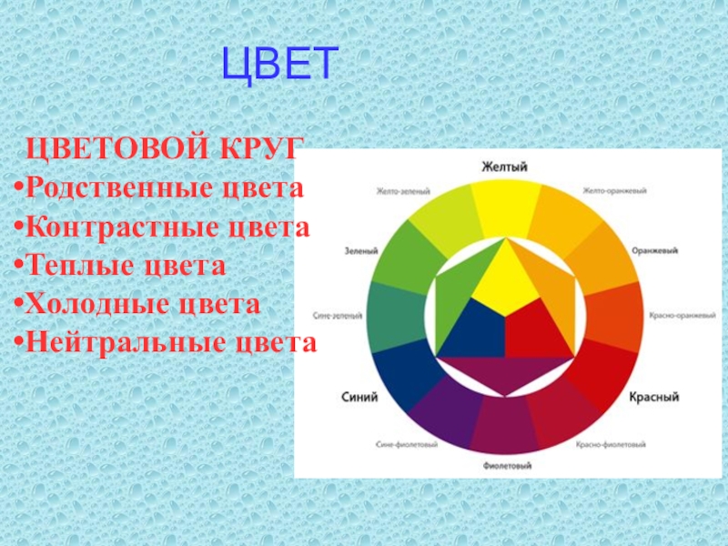 Родственные цвета. Контрастные цвета в цветовом круге. Родственные цвета в цветовом круге. Родственно-контрастные цвета в цветовом круге. Родственные оттенки на цветовом круге.