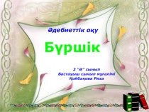 Әдебиеттік оқу Бүршік 3 сынып