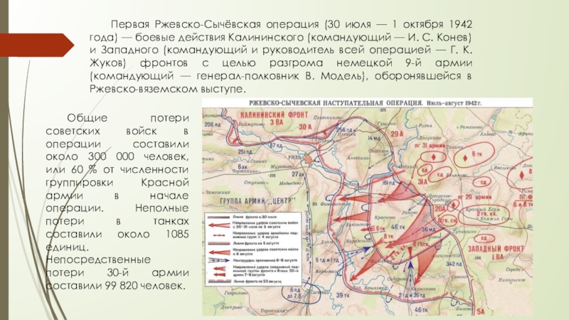 Операция марс под ржевом. Ржевско-Сычёвская операция 1942. 1942 Началась Ржевско-Вяземская наступательная операция..