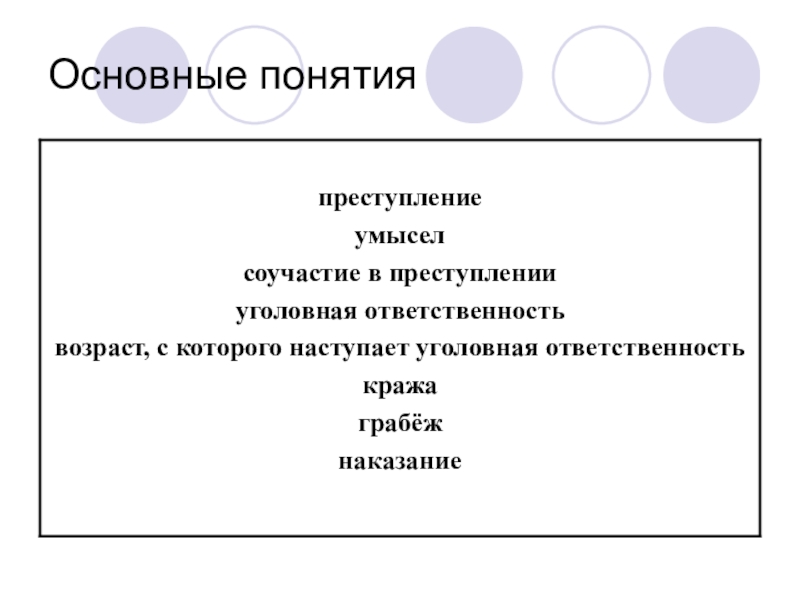 Наказание презентация 11 класс право профиль