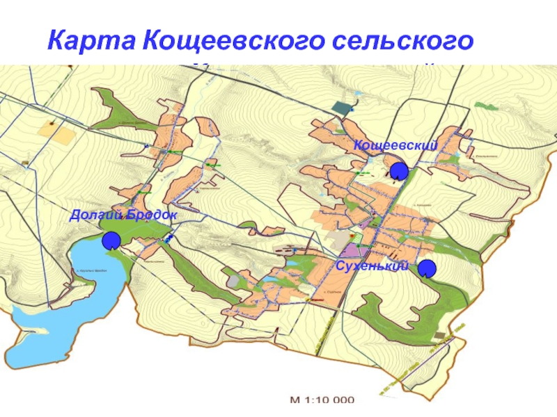 Карта корочанского района с селами белгородской области