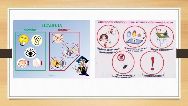 Схема для детей поведение в лаборатории