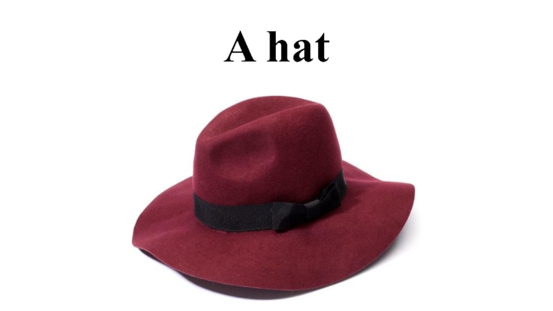 A hat. 