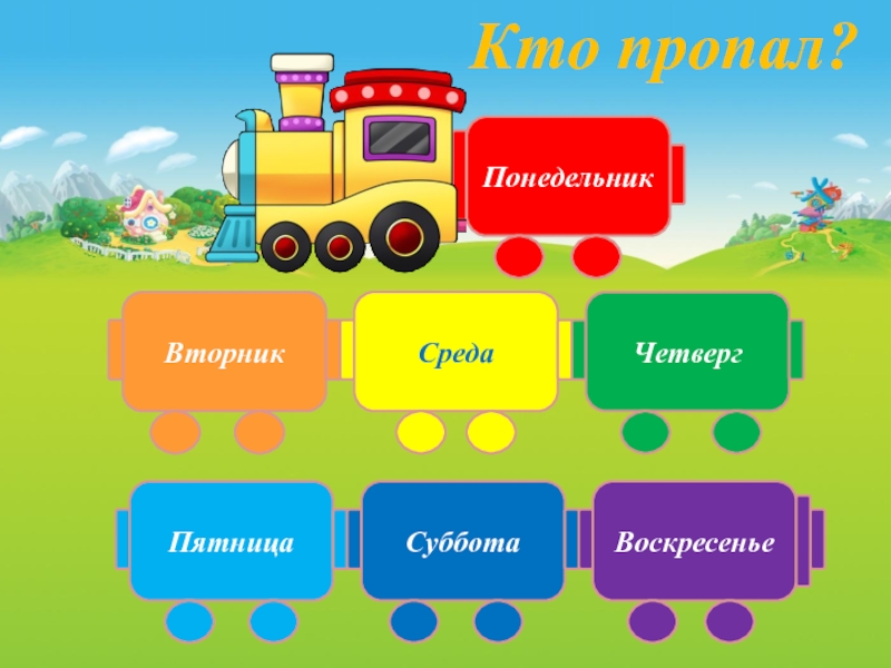 Презентация по математике в старшей группе дни недели