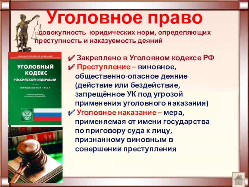 Уголовный процесс презентация 11 класс профильный уровень