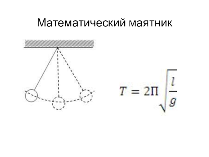 2 математических маятника совершают