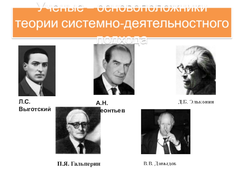 Основоположники теории. Основателем деятельностного подхода. Деятельностный подход основатель. Основоположники деятельностного подхода. Основоположники системного подхода в образовании.