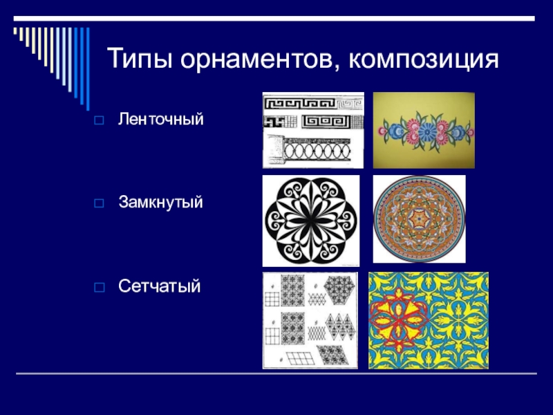 Орнамент виды орнамента презентация