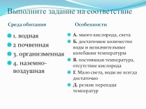 Презентация по биологии для 5 класса Природные зоны Земли