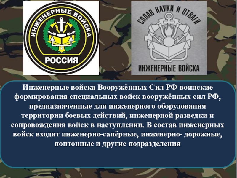 Состав специальных войск