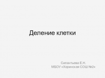 Презентация для подготовки к ЕГЭ Клетка.Деление клетки