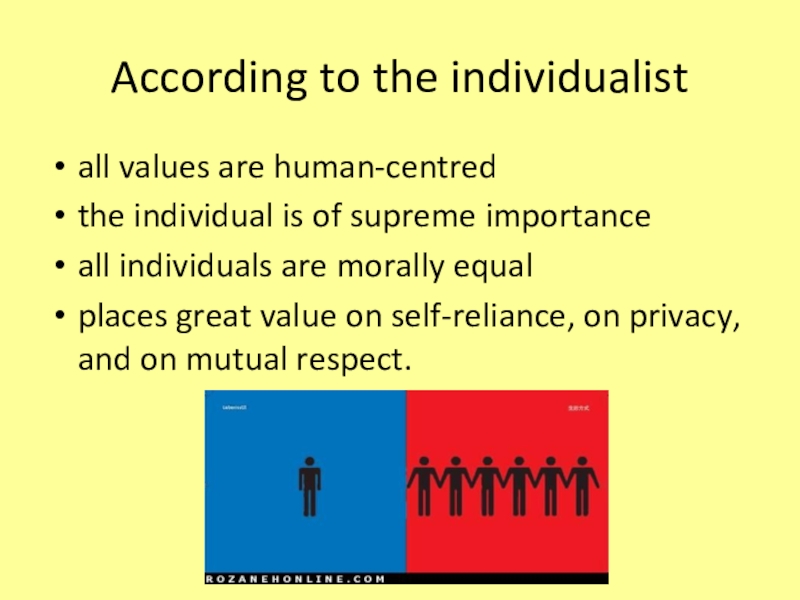 Реферат: Values For Me Values For You Essay