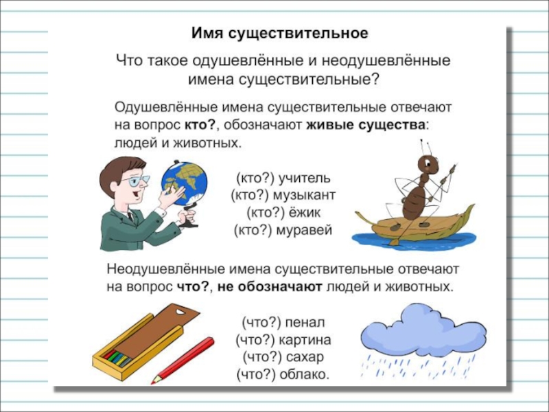 Имя существительное 2 класс. Одушевленные и неодушевленные имена существительные 2 класс. Одушевлённые и неодушевлённые имена существительные 2 класс. Одушевленные имена существительные 2 класс. Презентация по русскому 2 класс одушевленные и неодушевленные.