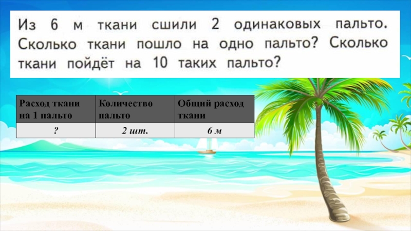 Из 24 м ситца сшили 8 одинаковых. Из 24м ткани сшили 7 одинаковых. Сшили 7 одинаковых платьев расходуя на каждое по 3. На 28 м ткани сшили 7 одинаковых. Из 20 м ткани сшили 8 одинаковых платьев для взрослых.