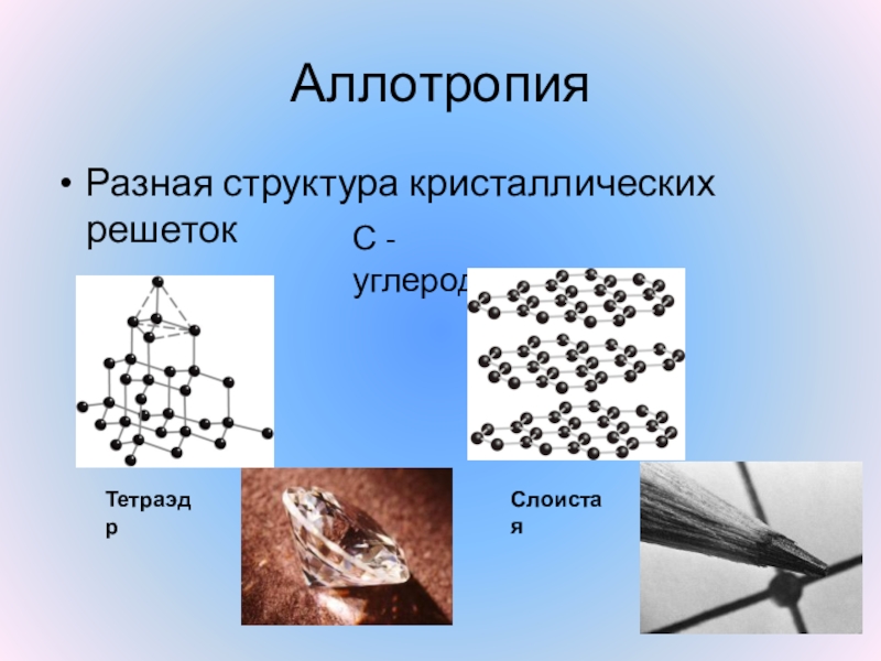 Проект по химии 9 класс на тему аллотропия металлов