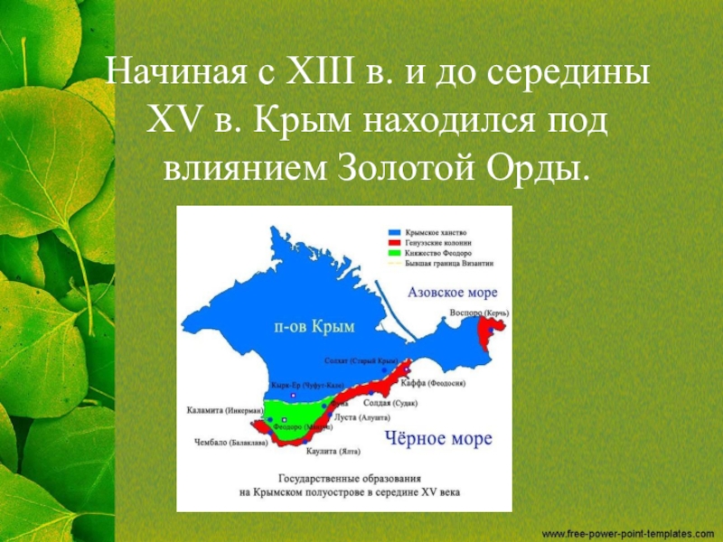 Презентация крым