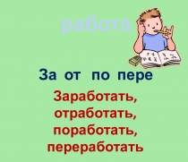 Презентация Правописание приставок и предлогов