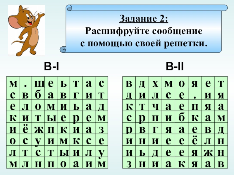 Зашифрованная переписка презентация