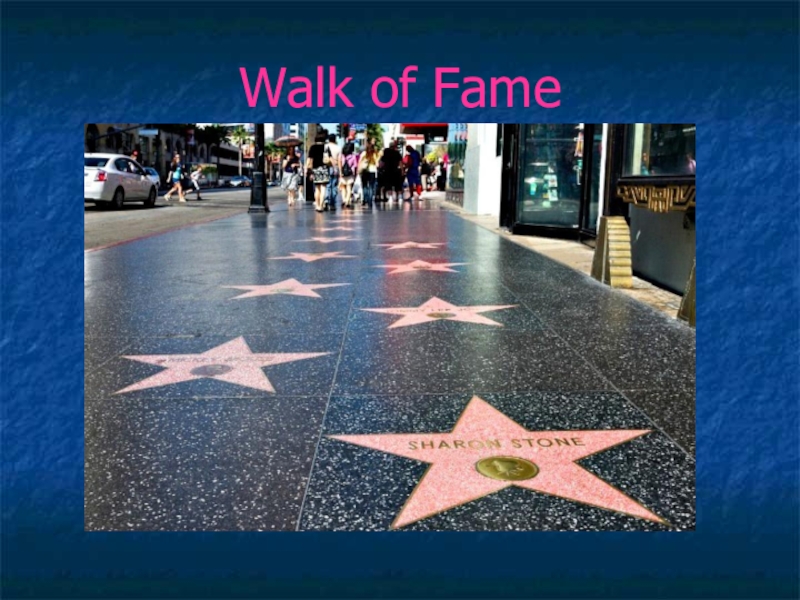 Spotlight 7 walk of fame презентация