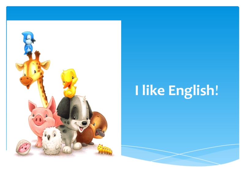 I like english