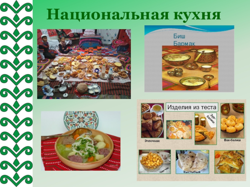 Башкирская национальная кухня проект