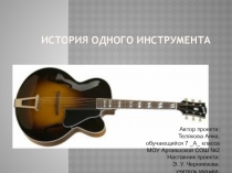 История одного инструмента (гитара)