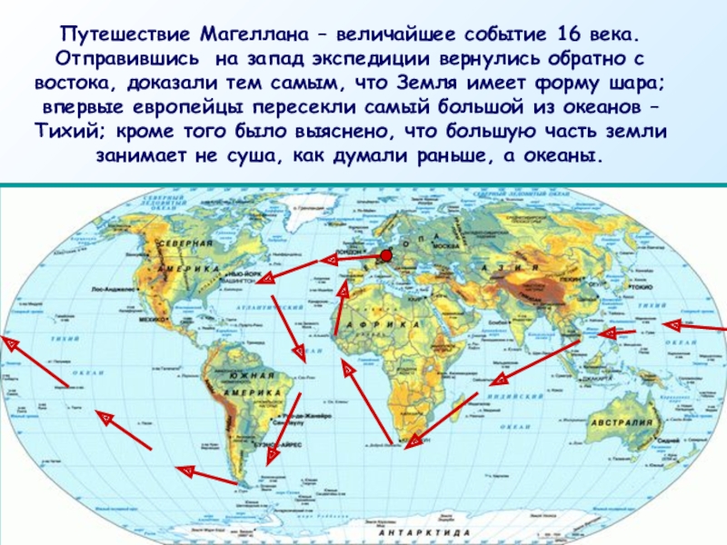 Кругосветное путешествие магеллана