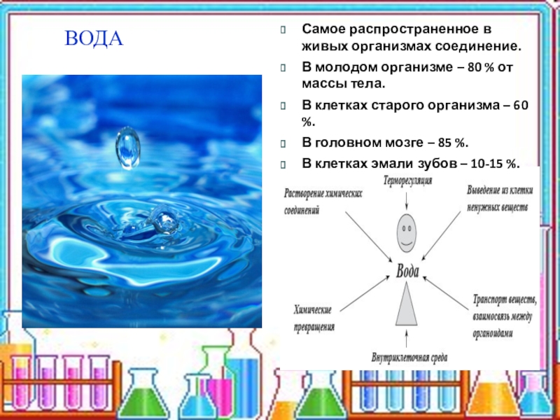 Химический состав клетки 10 класс презентация