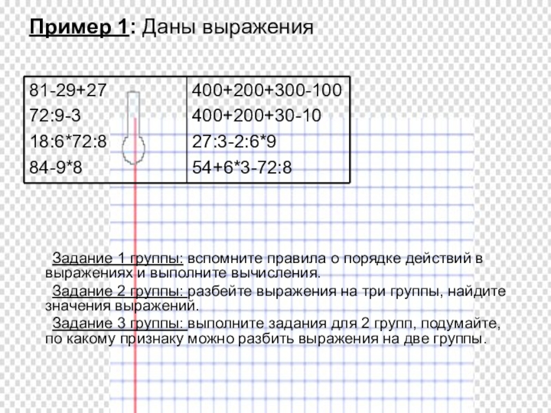 Даны выражения