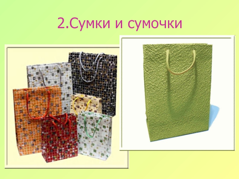 2.Сумки и сумочки