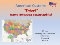 Презентация по английскому языку на тему American eating customs литература 101 American Customs. Understanding American language and culture through coomon practices  by Harry Collis + cм. дополнительно текст для презентации