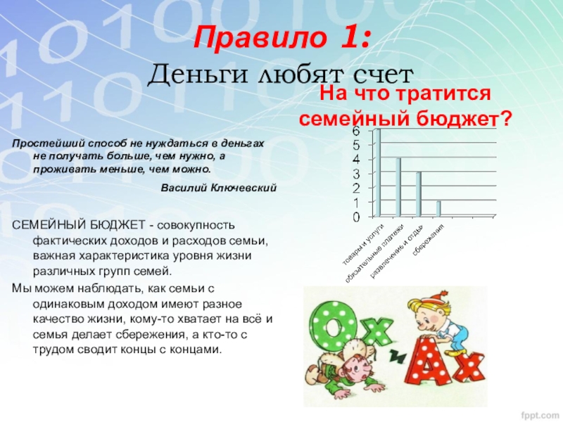 Проект деньги любят счет