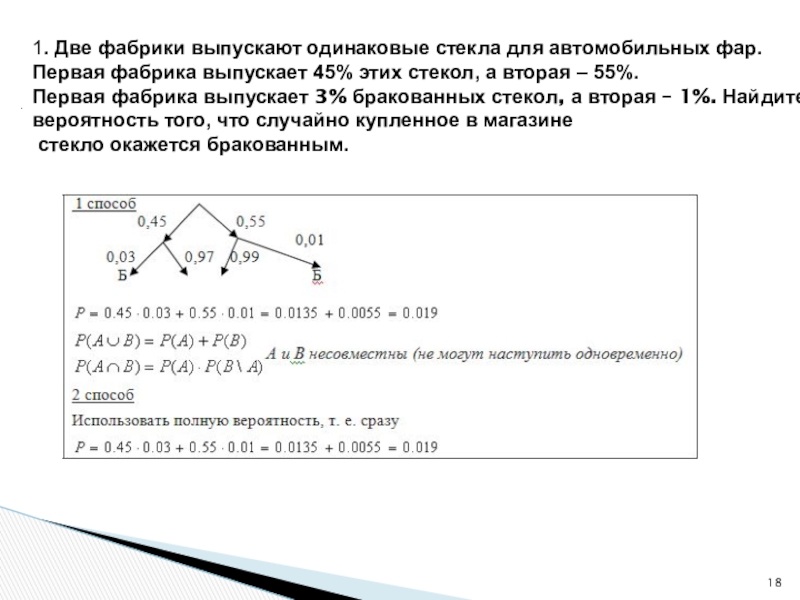 Вероятность две фабрики выпускают одинаковые стекла. На двух фабриках выпускают одинаковые стекла для автомобильных фар. Две фабрики выпускают одинаковые стекла для автомобильных. Две фабрики выпускают одинаковые стекла для автомобильных фар 45 55. Две фабрики выпускают одинаковые стёкла для автомобильных фар.