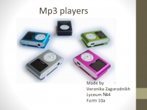 Презентация по английскому языку на тему Mp3 players
