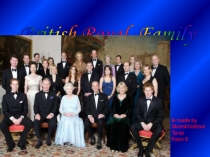 Презентация по теме Королевская семья