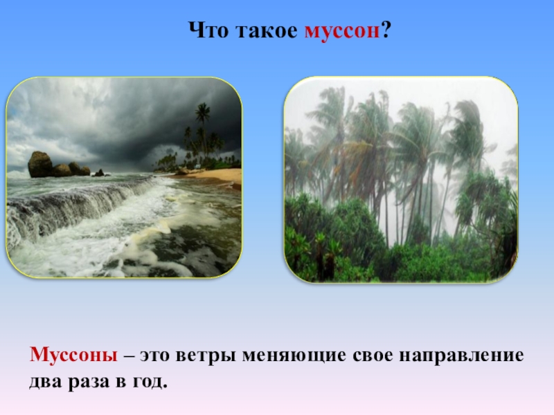 Ветер меняет направление моя. Муссон. Муссоны презентация. Муссон ветер. Муссон - это ветер, меняющий свое направление.