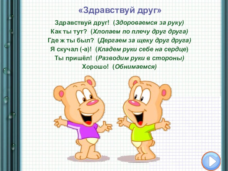 Как люди приветствуют друг друга конспект урока 1 класс родной язык презентация