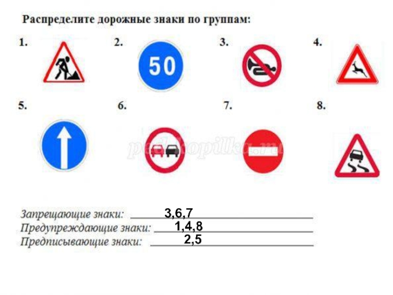 Тест дорожные знаки презентация 3 класс окружающий мир плешаков школа россии