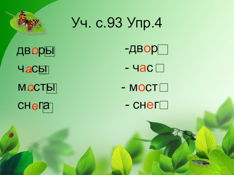 Презентация конец 2 класс