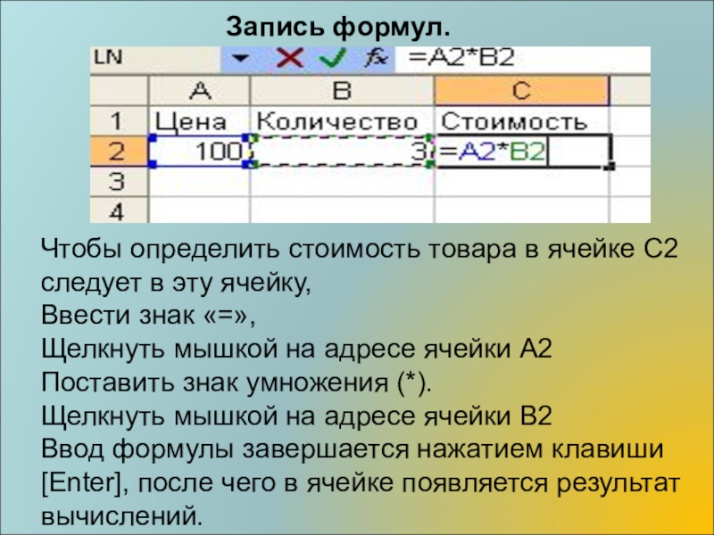 Строка формул в таблице. Формула для электронной таблицы excel. Ввод в ячейку формулы. Ввод формул в excel. Как записать формулу в ячейку?.