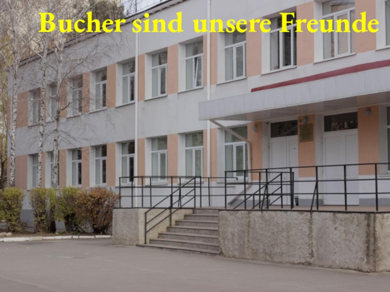 Презентация Презентация по немецкому языку на тему Bucher sind unsere Freunde