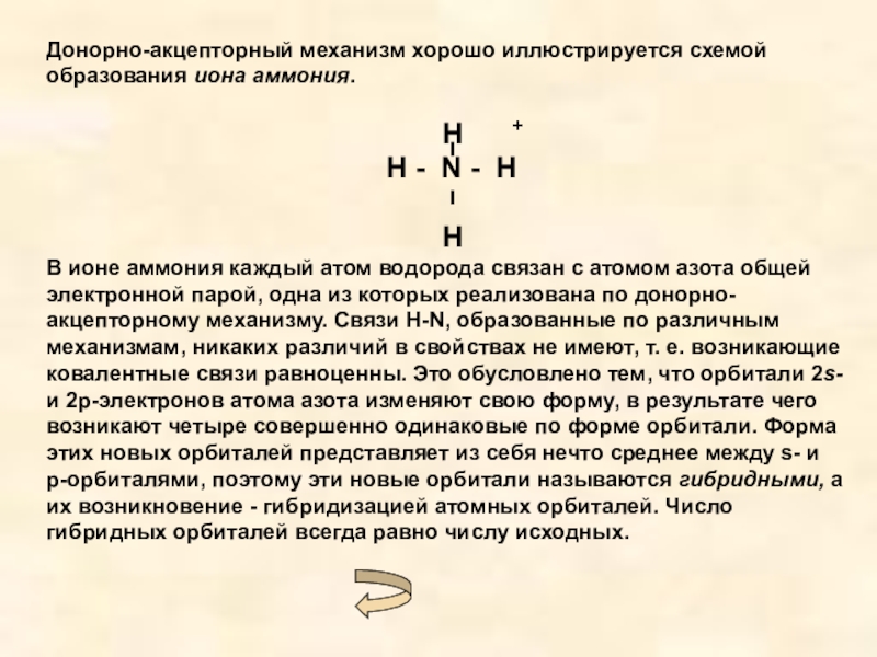 Химическая связь в ионе аммония. Схема образования донорно акцепторной связи. H3o+ донорно-акцепторный механизм. Образование Иона аммония по донорно-акцепторному механизму. Механизм образования Иона аммония.