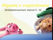 Игра-презентация  Дифференциация звуков С-Ш
