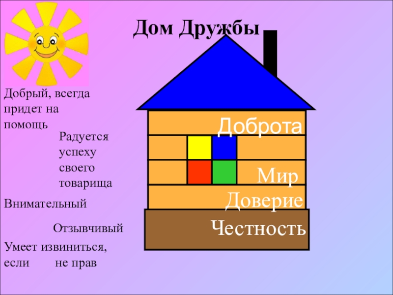 Картинка дом дружбы