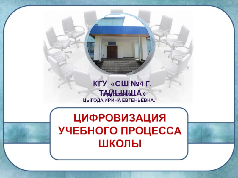 Презентация Цифровизация образовательного процесса в КГУ СШ №4 г.Тайынша