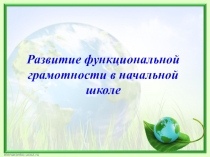 Развитие функциональной грамотности в начальной школе