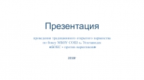 Презентация проведения традиционного открытого первенства по боксу