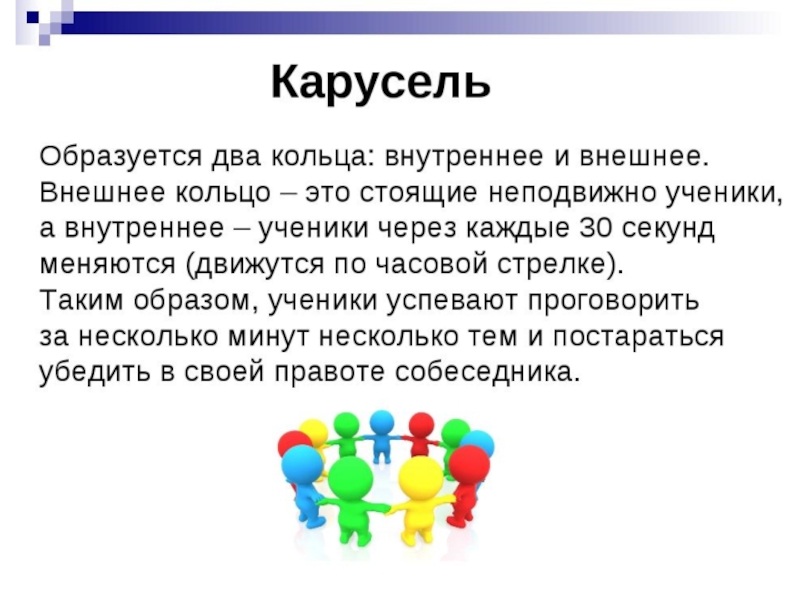 Несколько тема. Метод Карусель. Прием Карусель на уроках. Дискуссия Карусель. Интерактивная методика Карусель.