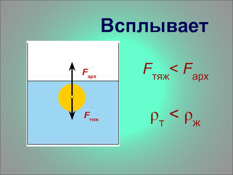 Проект по физике 7 класс плавание тел