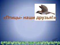 Презентация №2на темуГде зимуют птицы?(1класс)